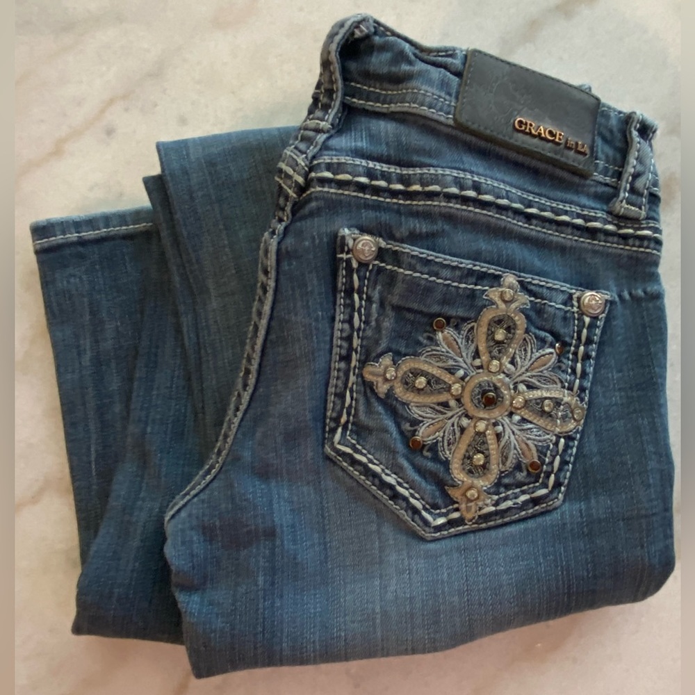 Grace In LA Bootcut Size 25
